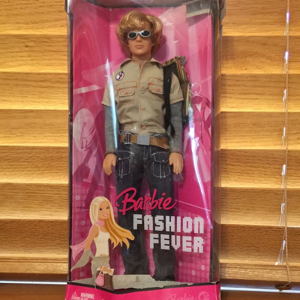 Rare 2007 Barbie Fashion Fever Ken Doll with rooted hair Asst. K8411 L3333